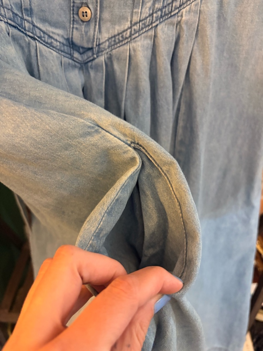 April Cornell Denim Market Dress - Picture 4 of 8